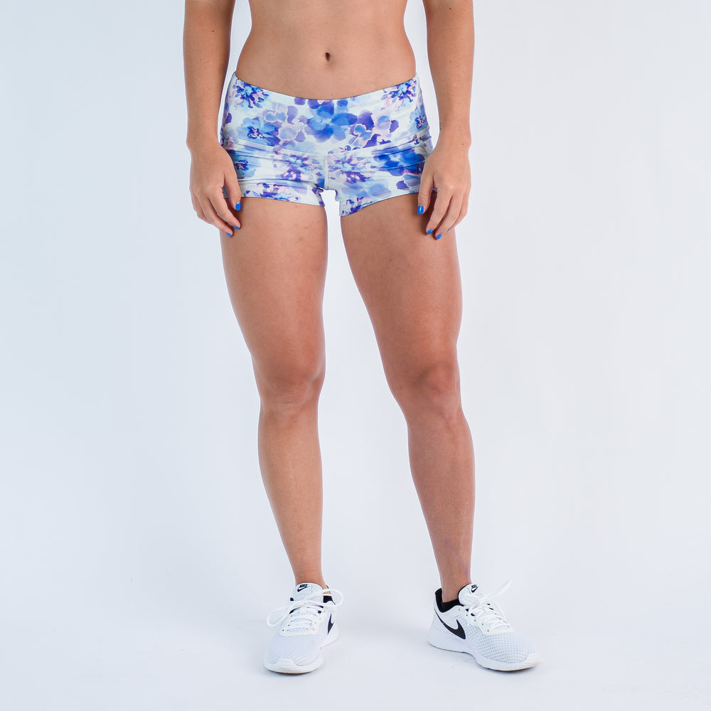 Heather Vapor Low Rise Contour Spandex Shorts