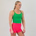 Kelly Green Switch Up Crop Tank - Fitted