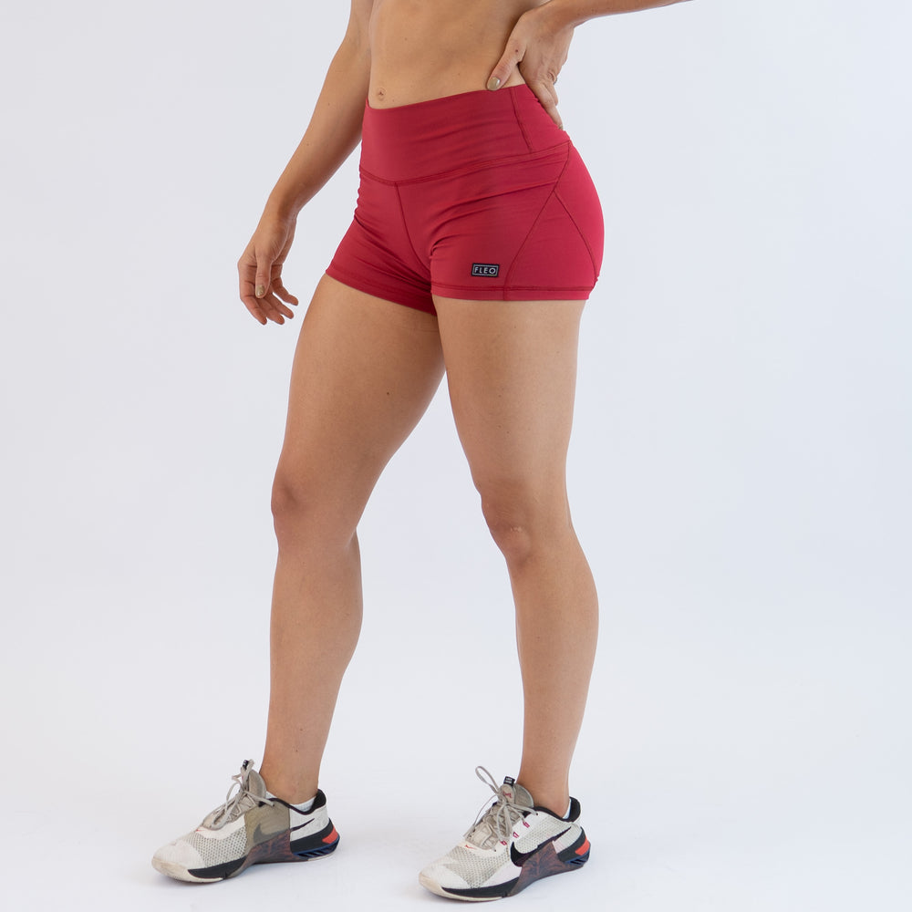 Scoot Mid Rise Contour Training Shorts For Women