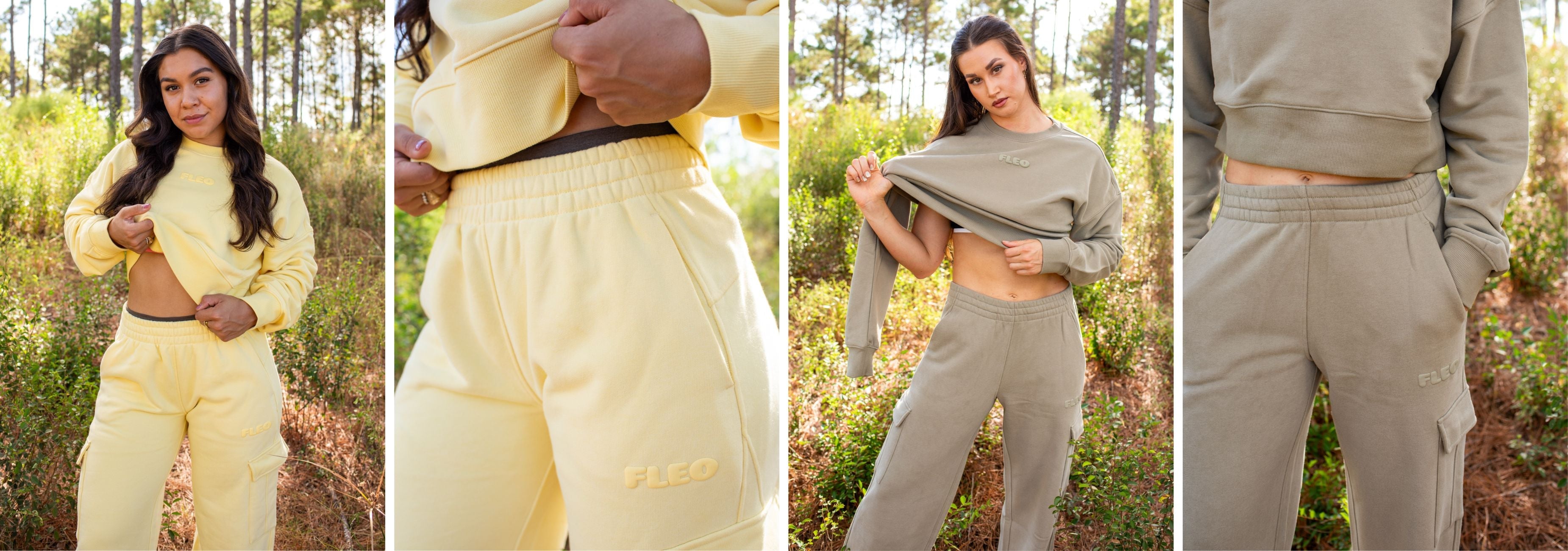Cargo Wide Leg Sweatpant