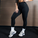 Black Boost Legging 25" - No Front Seam - High Rise by FLEO - 1