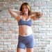 Mini Gingham Madi Sports Bra - Medium Support by FLEO - 1