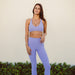 Persian Violet SmoothSculpt Raven Sports Bra - Light Support by FLEO - 1