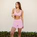 Pink Nectar SmoothSculpt Raven Sports Bra - Light Support by FLEO - 2