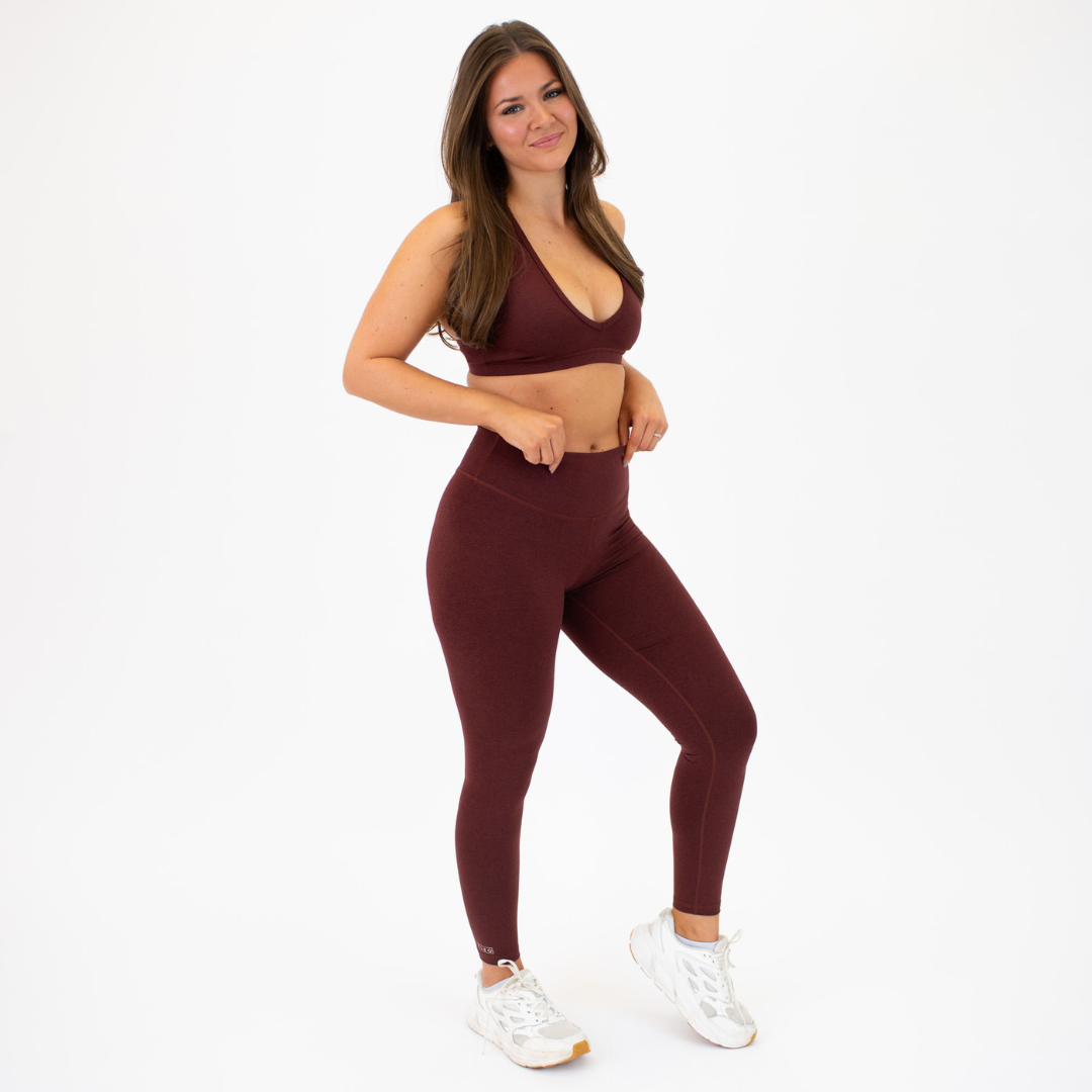 Leggings 25" Bundle: Bungee Cord | Heather Rosewood | Heather Espresso