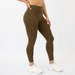 No Front Seam Leggings Bundle: Dark Sage | Heather Cedarwood | Heather Calm Blue