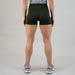 Heather Green Contoured High Rise Spandex Short - 5" - Go Go