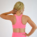 Heather Electric Pink Sports Bra - Jourdaine