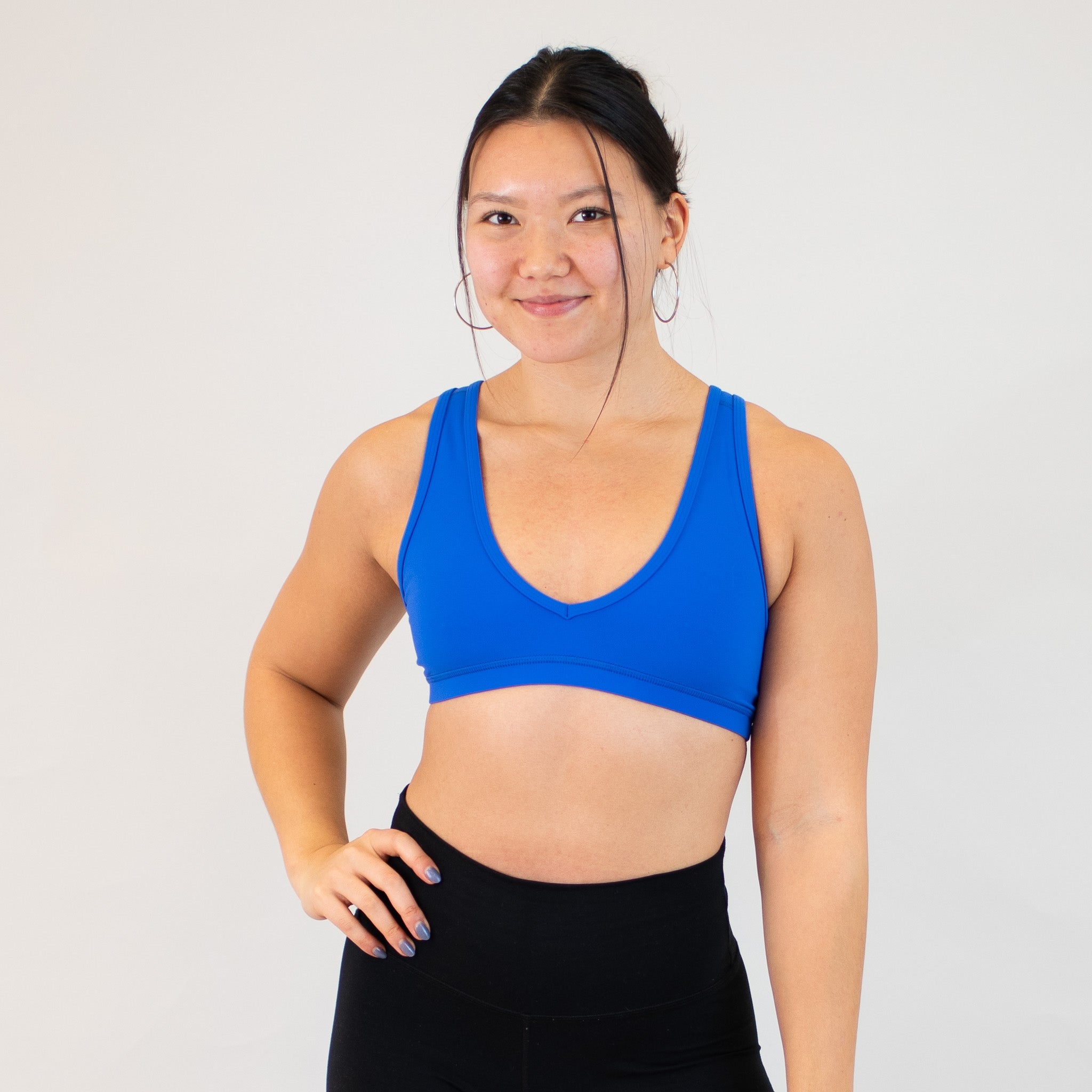 Dazzling Blue Sports Bra - VaVaVoom 