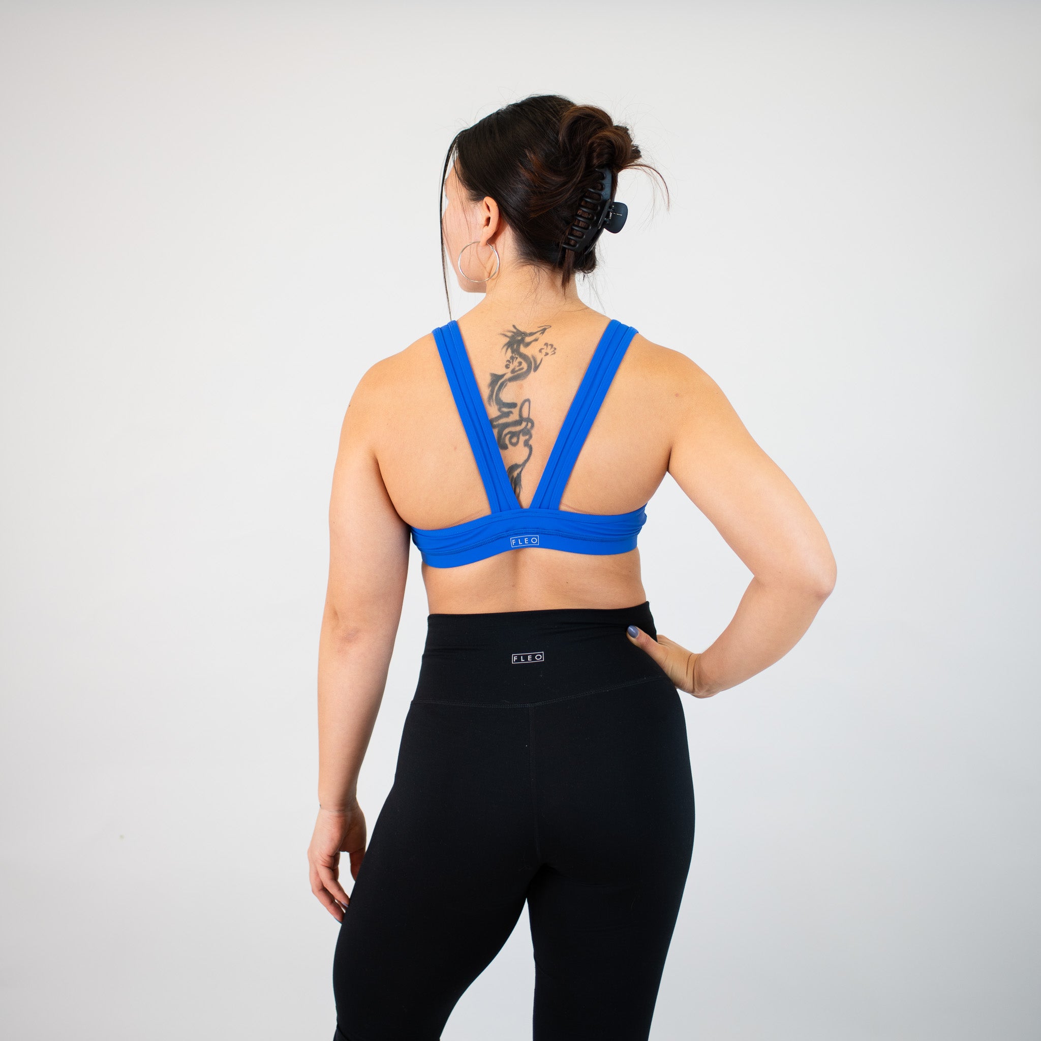 Dazzling Blue Sports Bra - VaVaVoom 