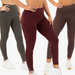 Leggings 25" Bundle: Bungee Cord | Heather Rosewood | Heather Espresso
