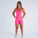 Women's Fandango Pink Open Back Bodysuit