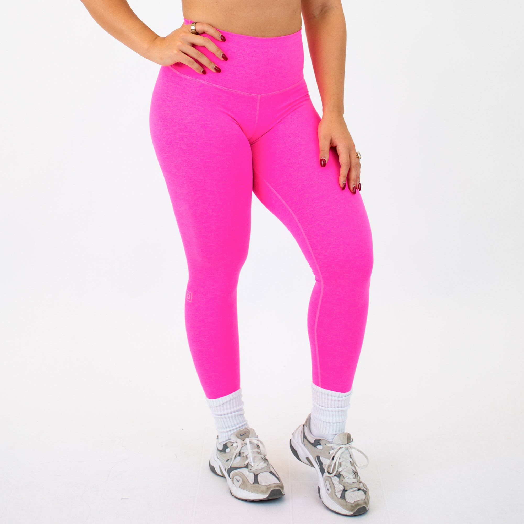 Heather Neon Pink Legging 7/8 25" - El Toro -4
