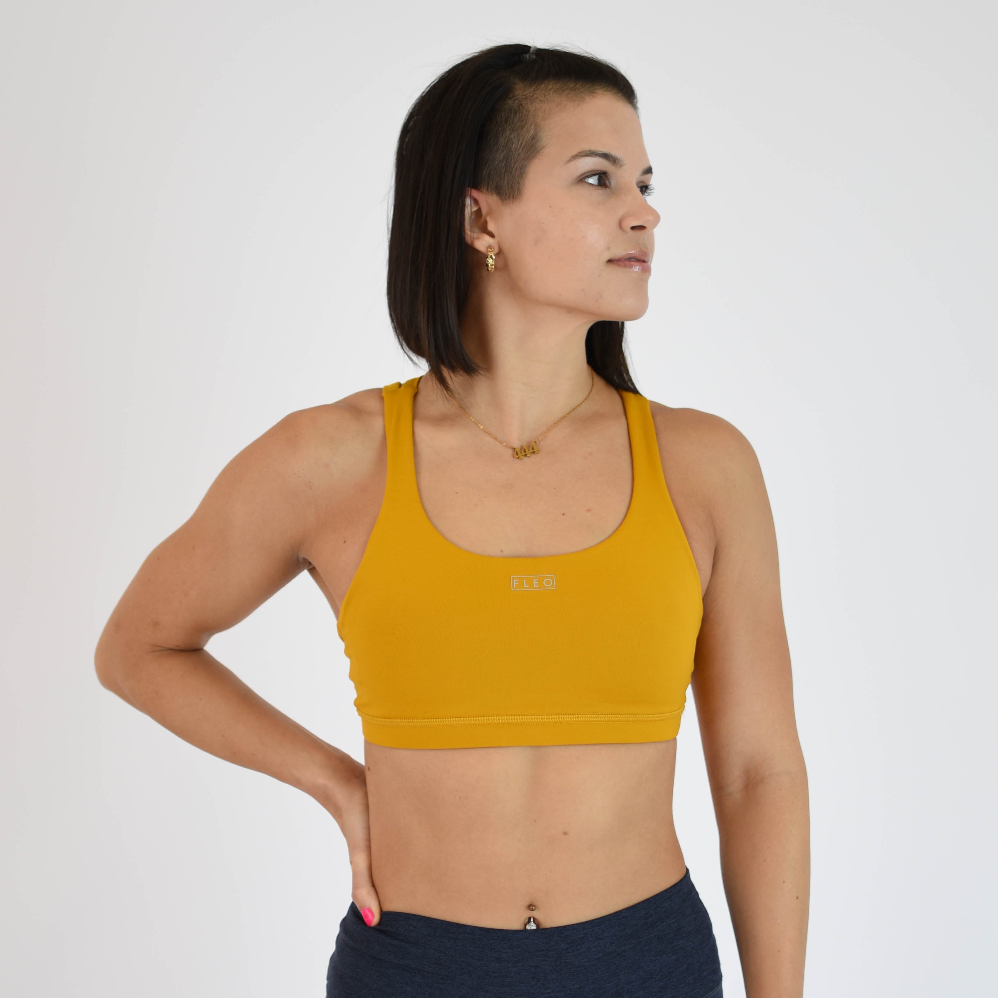 Golden Yellow Sports Bra - Isla 