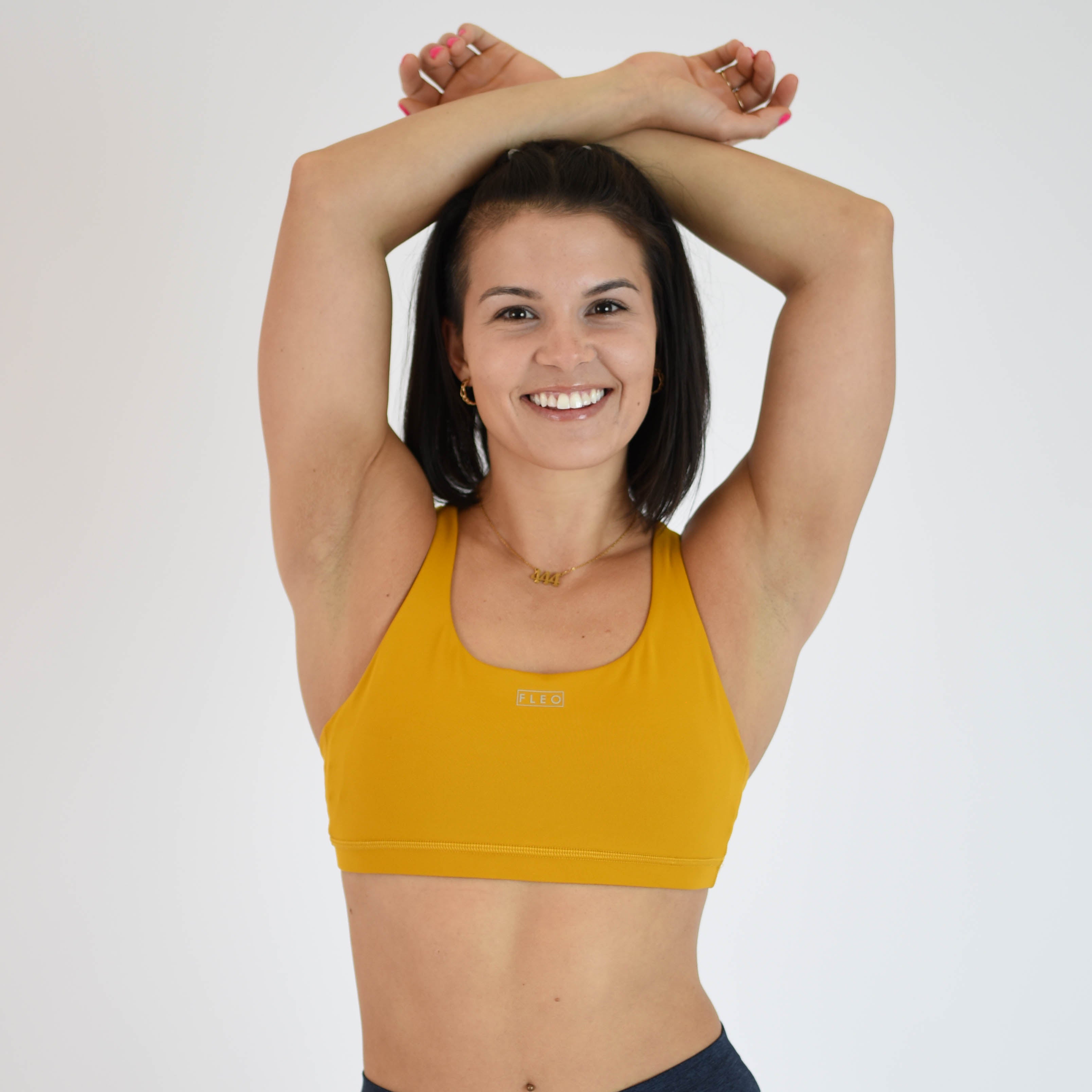 Golden Yellow Sports Bra - Isla 