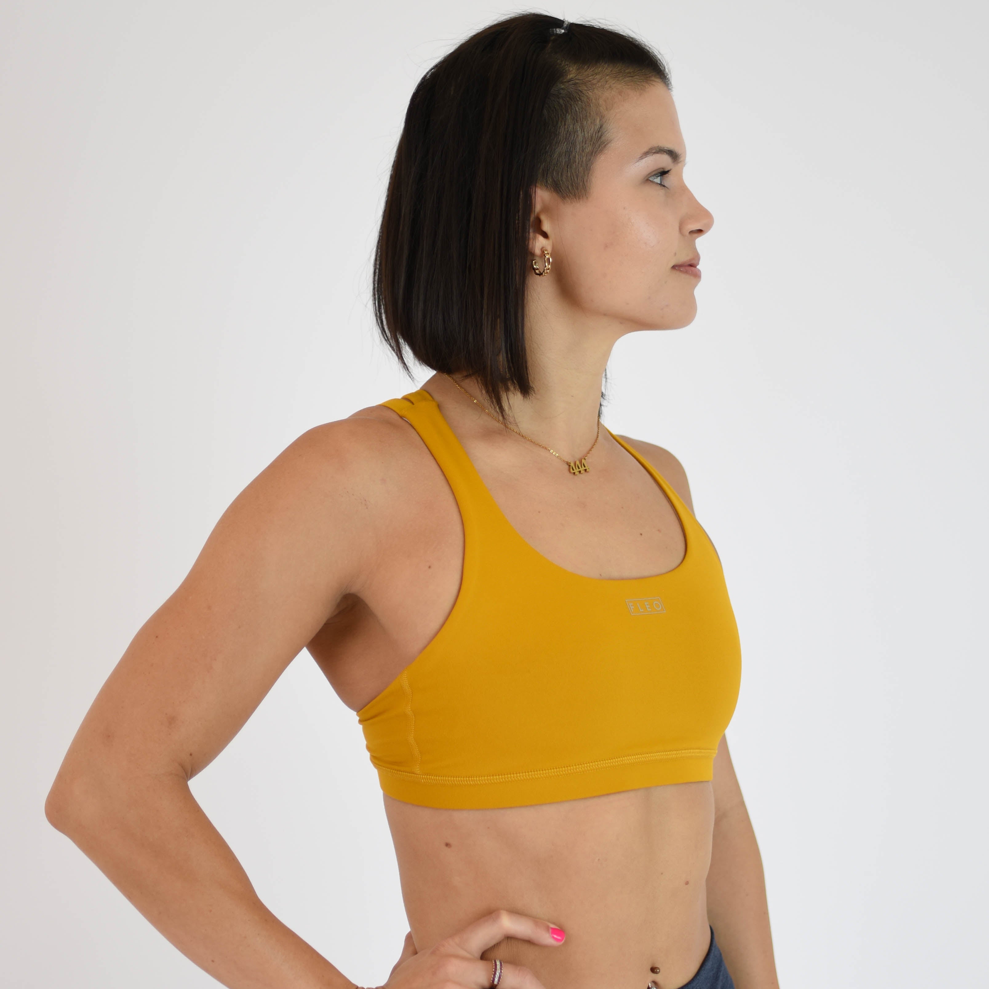 Golden Yellow Sports Bra - Isla 