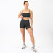 Olive Bandeau Sports Bra