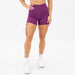 Heather Grape Kiss High Rise Spandex Shorts