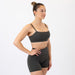 Olive Bandeau Sports Bra