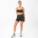 Olive No Front Seam High Rise Spandex Shorts
