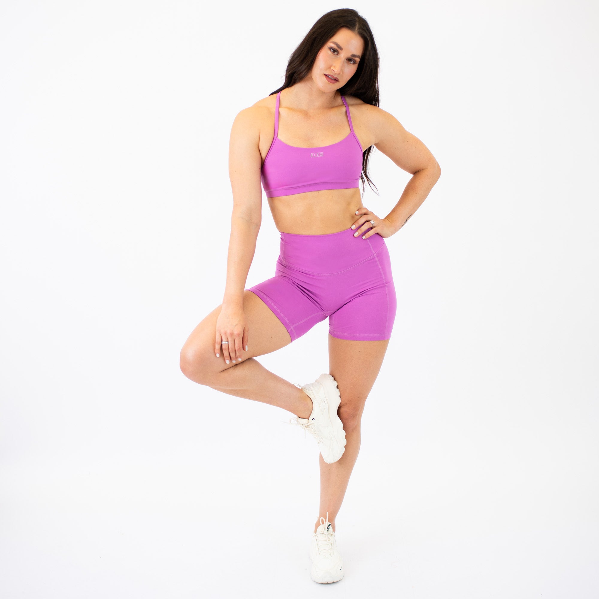 Bodacious No Front Seam Training Short - Pedal