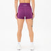 Heather Grape Kiss High Rise Spandex Shorts