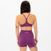 Racerback Sports Bra - Lila in Heather Grape Kiss