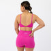 Heather Electric Raspberry Revolve Sports Bra - Light Support