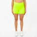 Neon Green High Rise Spandex Shorts