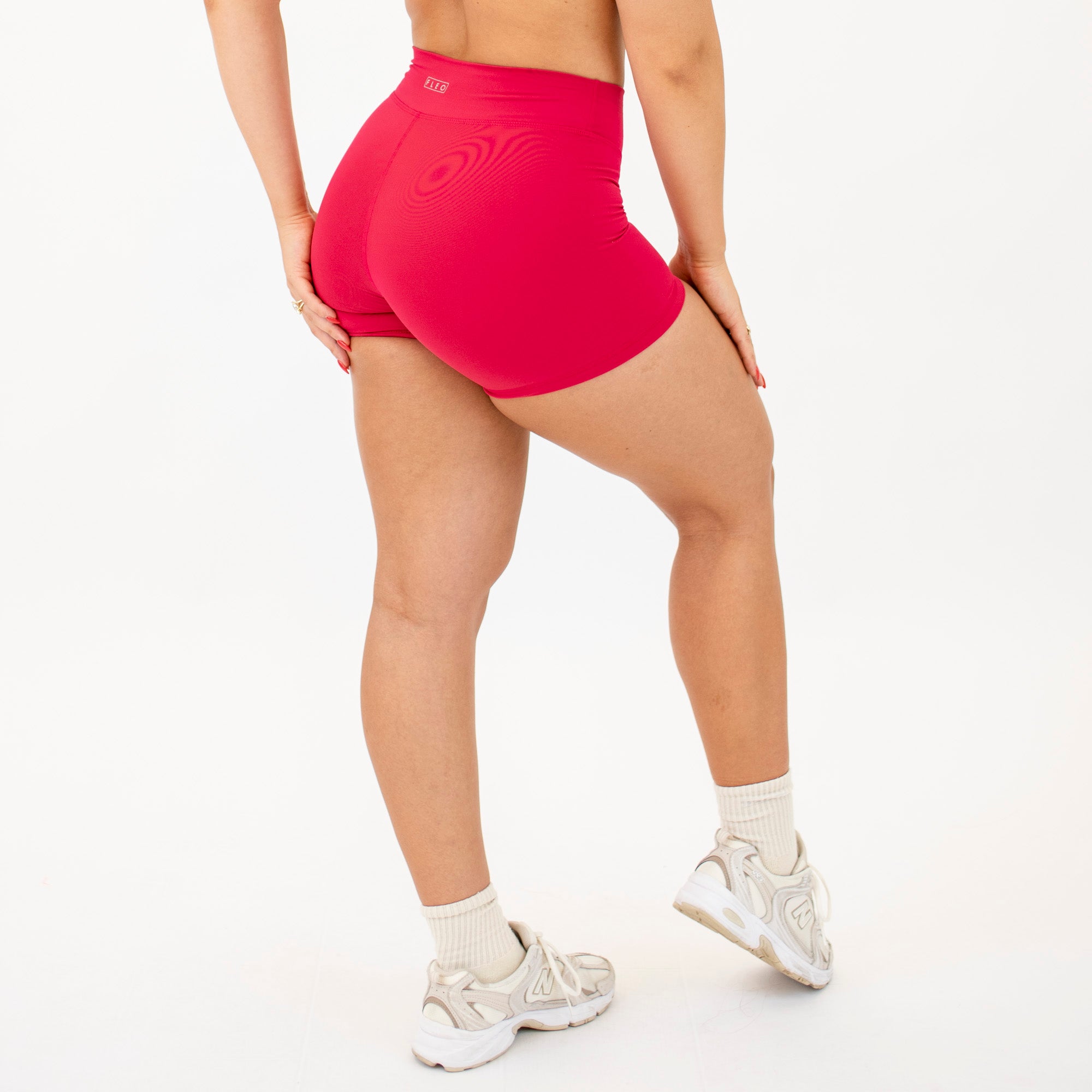 Jazzy V Waistband No Front Seam High Rise Shorts