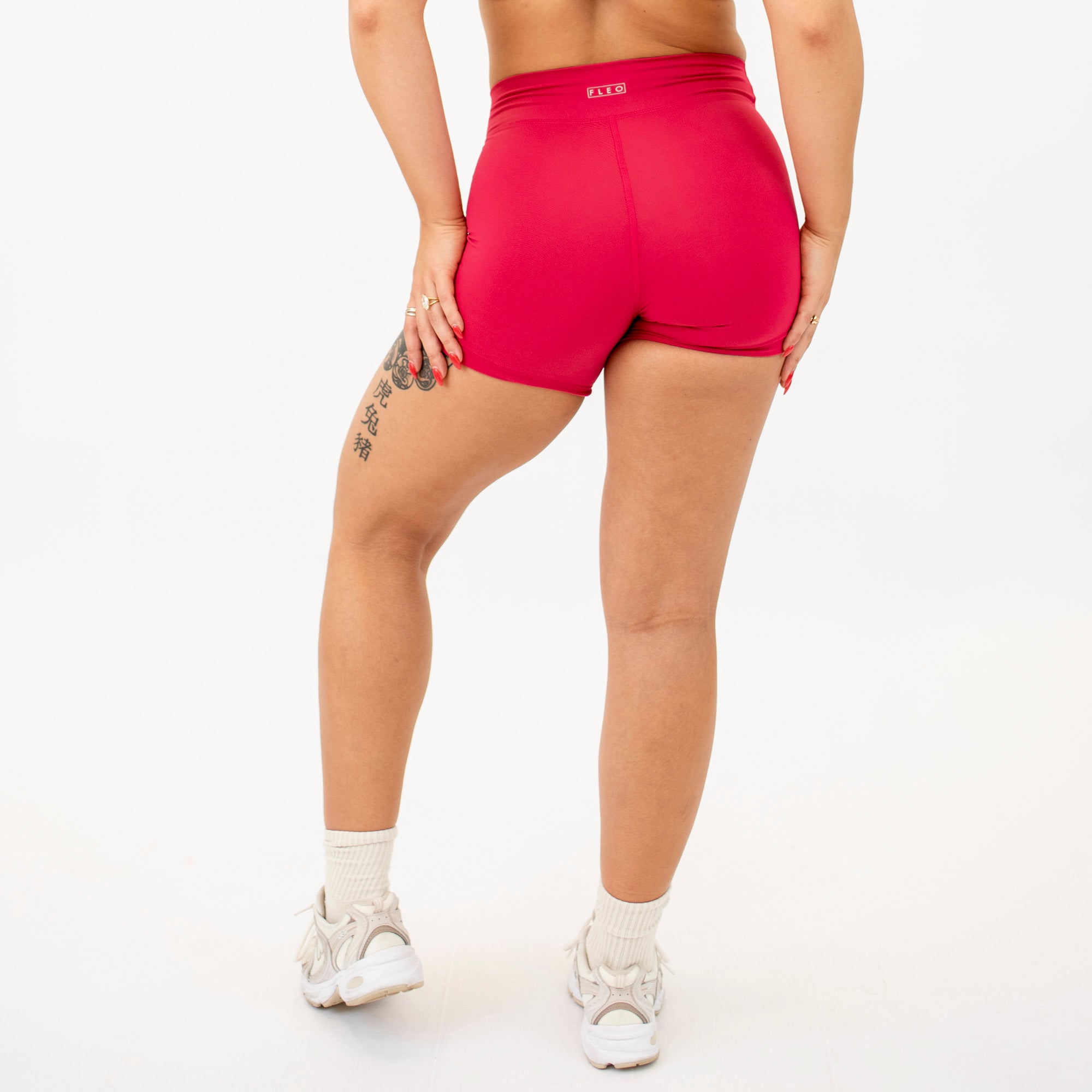 Jazzy V Waistband No Front Seam High Rise Shorts