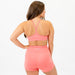 Racerback Sports Bra - Lila in Heather Begonia