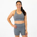 Heather Asphalt High Support Sports Bra - Mia