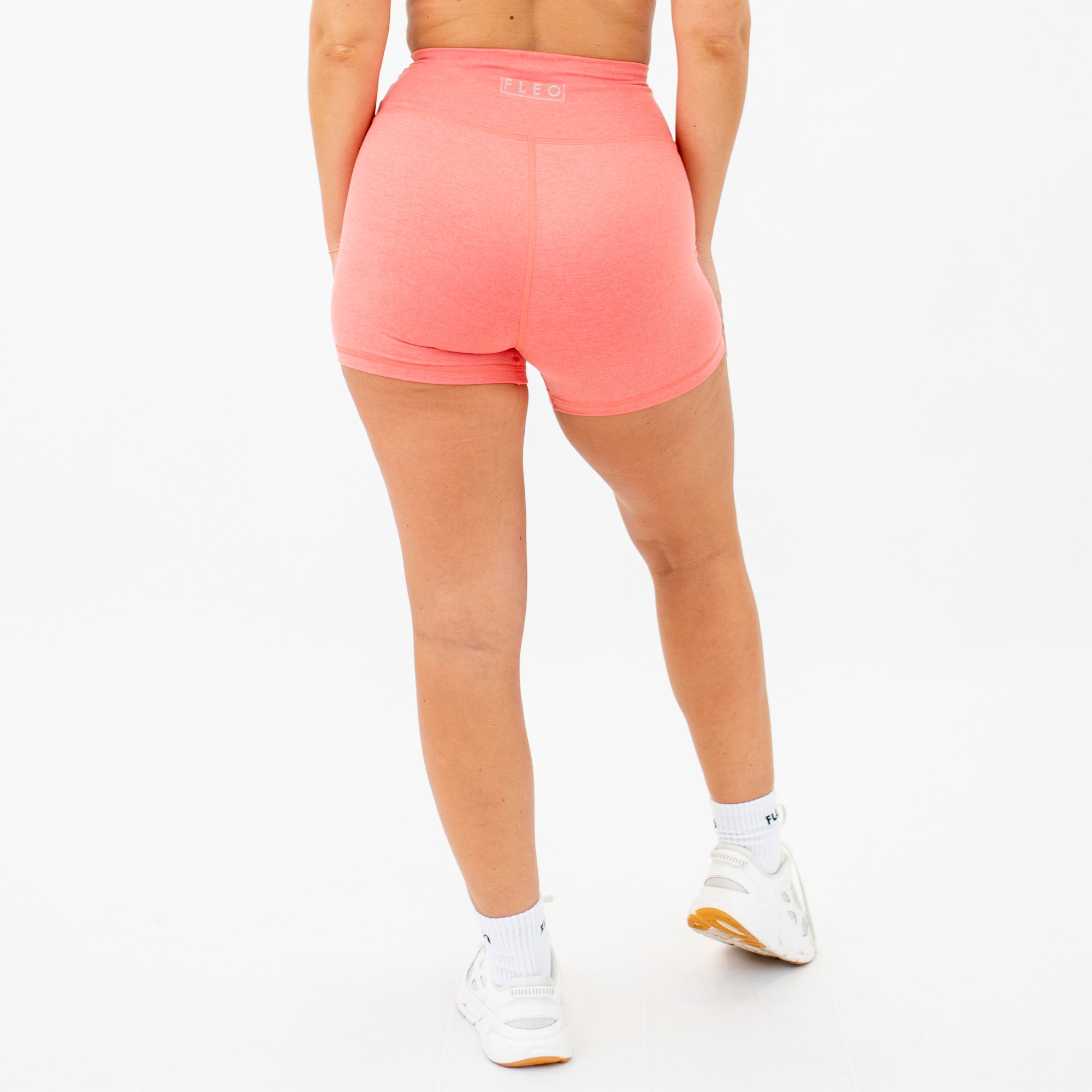 Heather Begonia High Rise Spandex Shorts