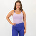 Lavender Lily Ribbed Crop Tank - Switch Up
