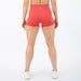 Heather Coral Blush No Front Seam High Rise Spandex Shorts