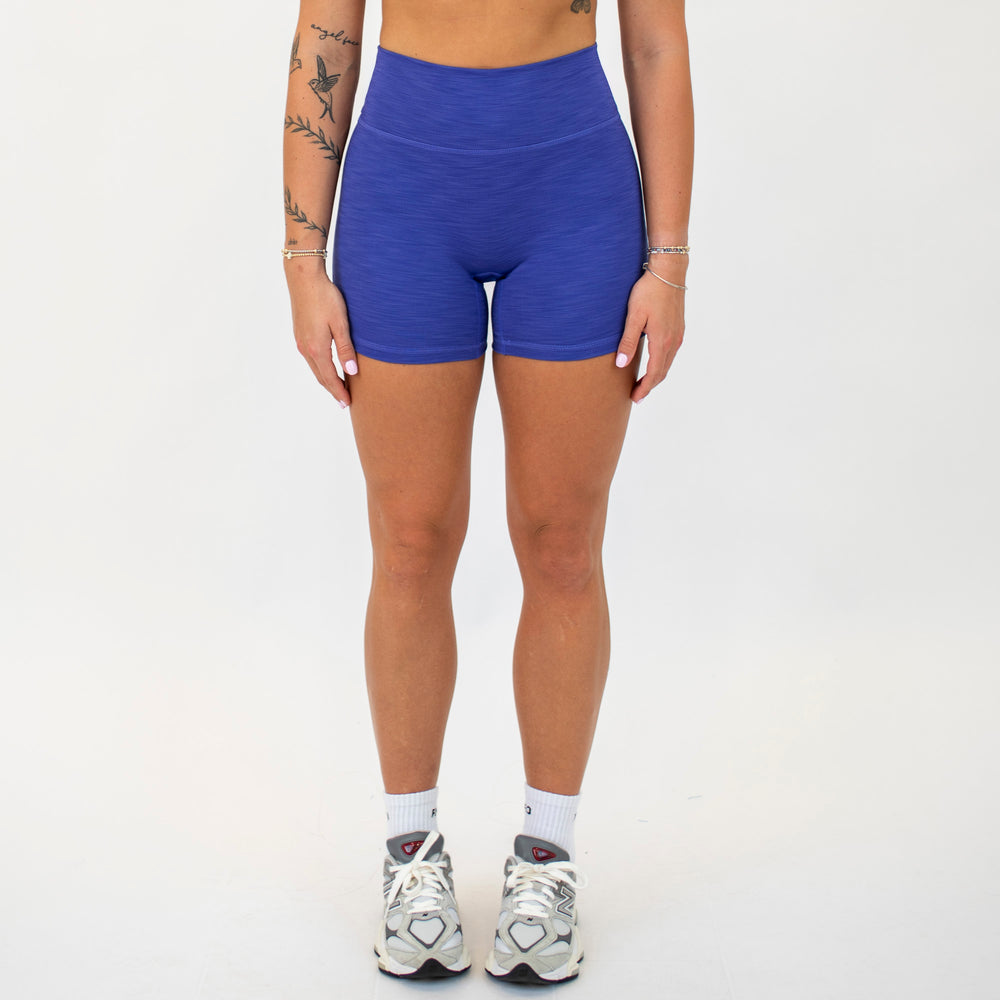 Violet Blue No Front Seam High Rise Spandex Shorts
