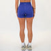 Violet Blue No Front Seam High Rise Spandex Shorts