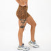 Classic Leopard No Front Seam High Rise Spandex Shorts