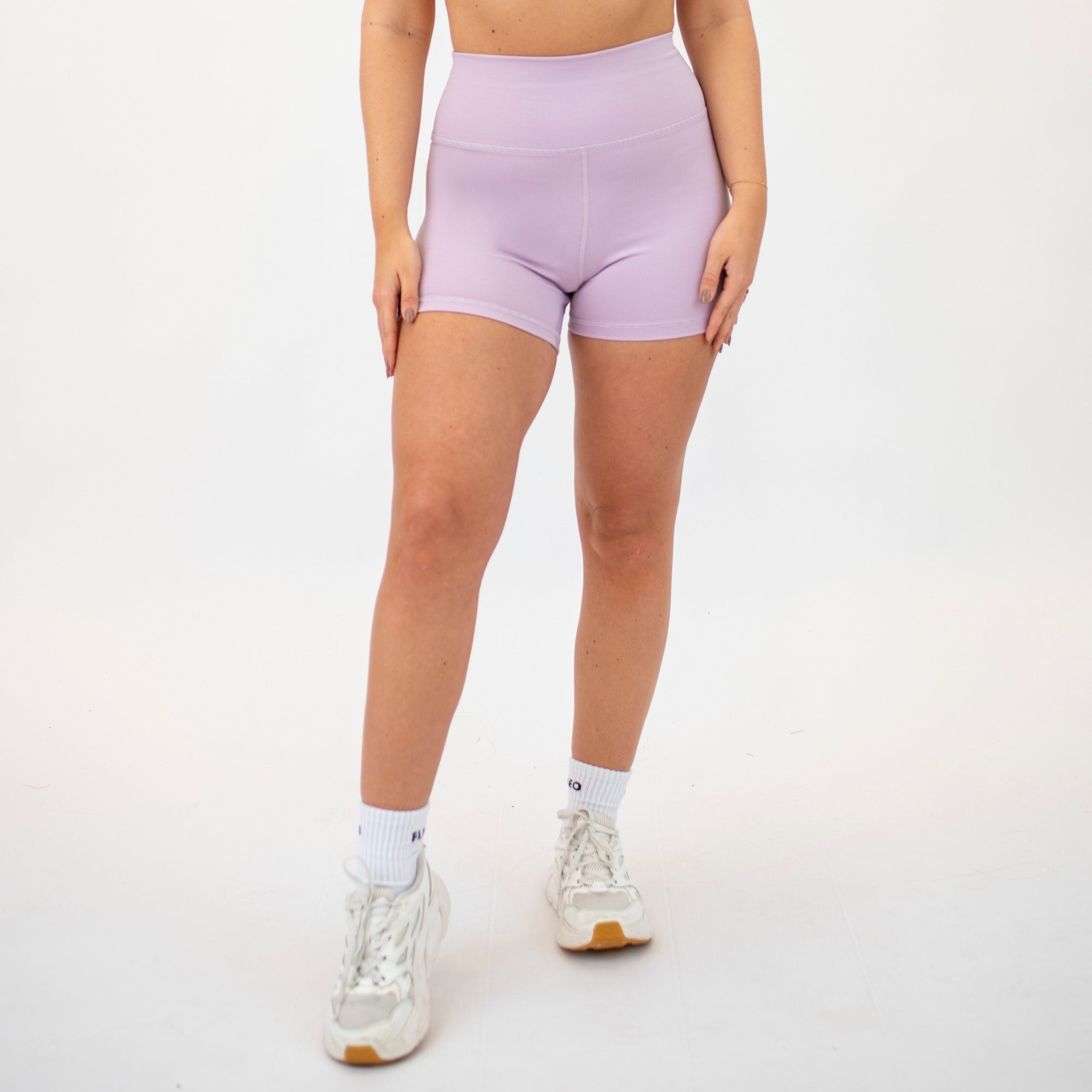 Lavender Lily True High Rise Spandex Shorts