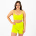 Lime Glow Revolve Sports Bra - Light Support