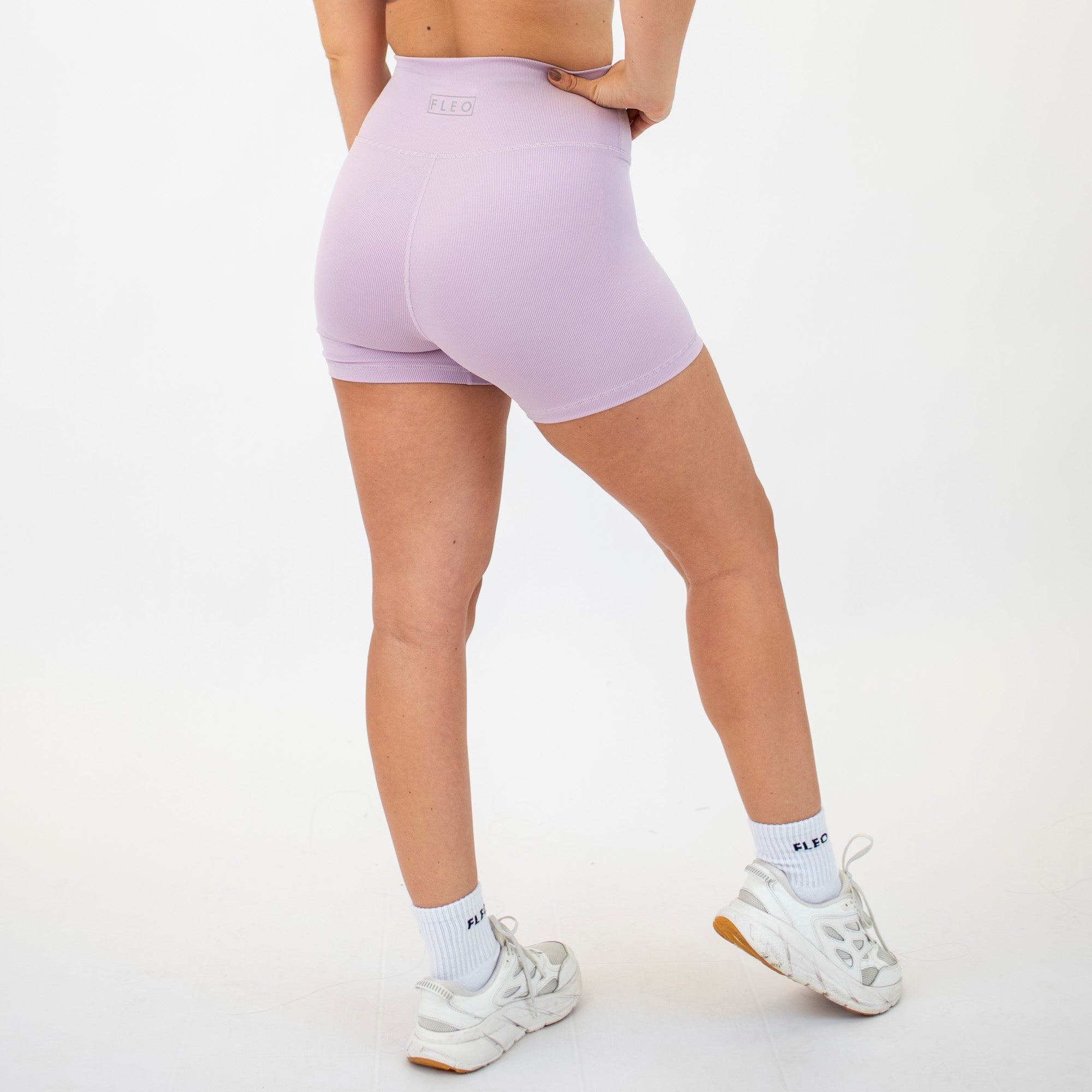 Lavender Lily True High Rise Spandex Shorts