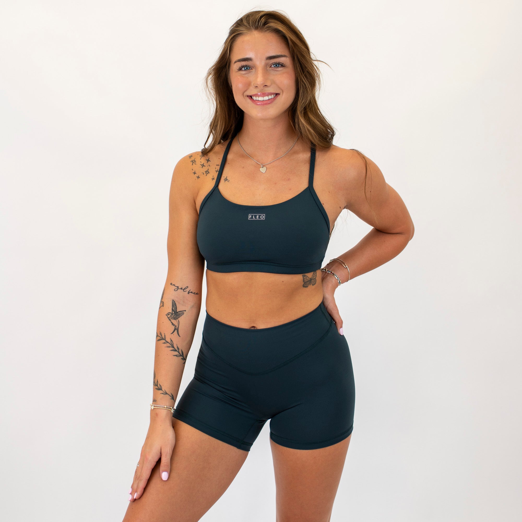 Loop Back Sports Bra - Magical Forest