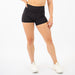 Heather Onyx No Front Seam High Rise Spandex Shorts
