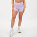 Lavender Lily No Front Seam High Rise Spandex Shorts
