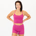 Magenta Haze X Back Crop Tank | SmoothSculpt