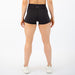 Heather Onyx No Front Seam High Rise Spandex Shorts