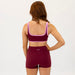 Cabernet and Cyclamen Jett Bralette - Light Support