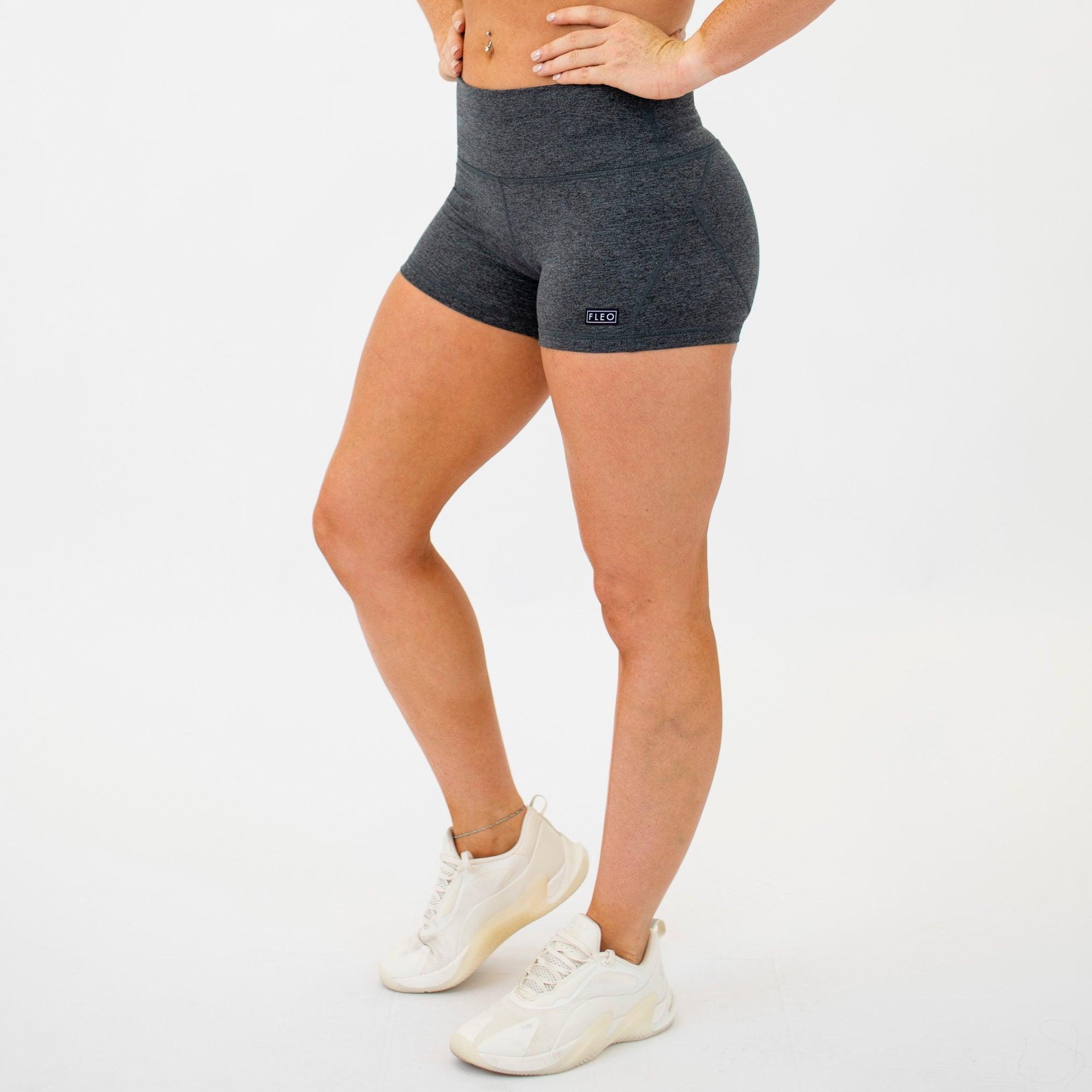 Magnet Black Apex Contour Training Shorts For Women