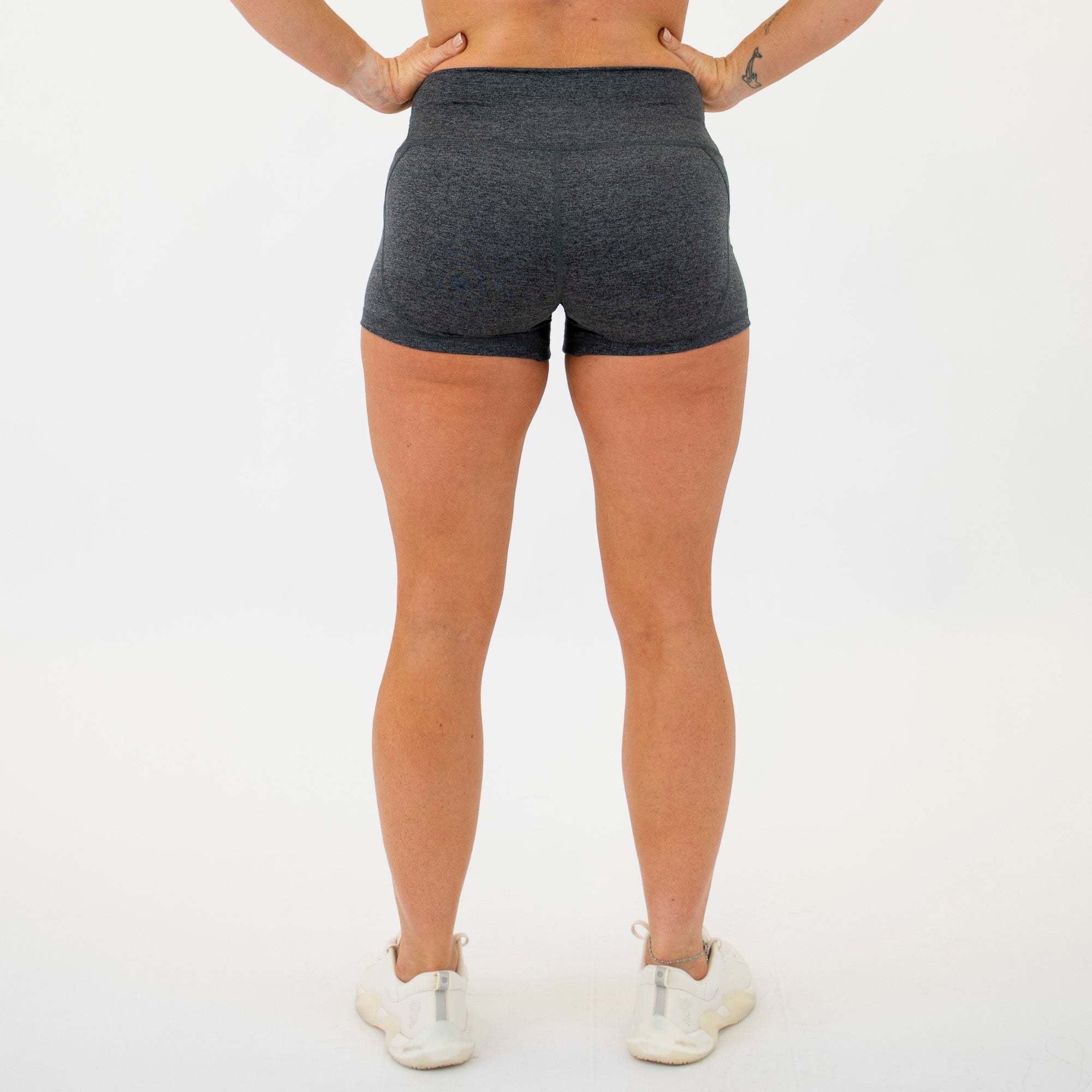 Magnet Black Apex Contour Training Shorts For Women